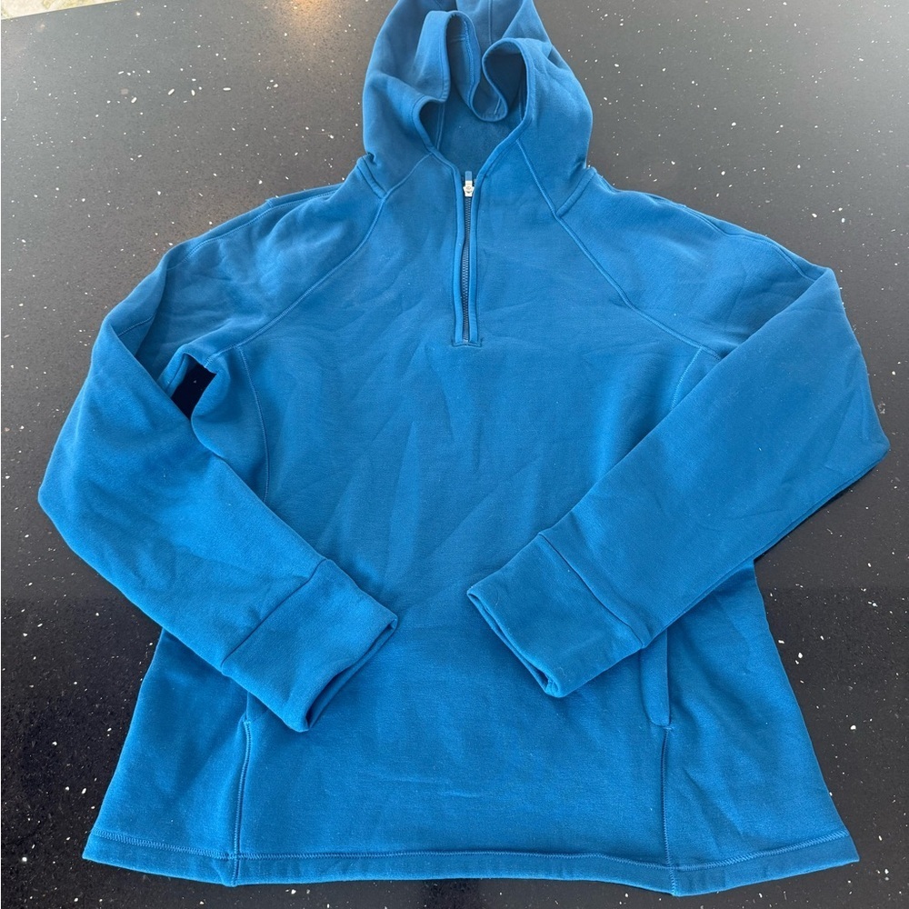 Athleta Blue Pullover Hoodie - Picture 3 of 7